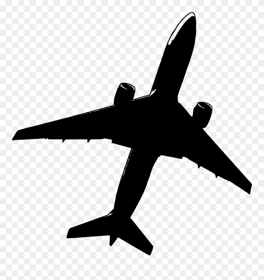 Силуэт самолета