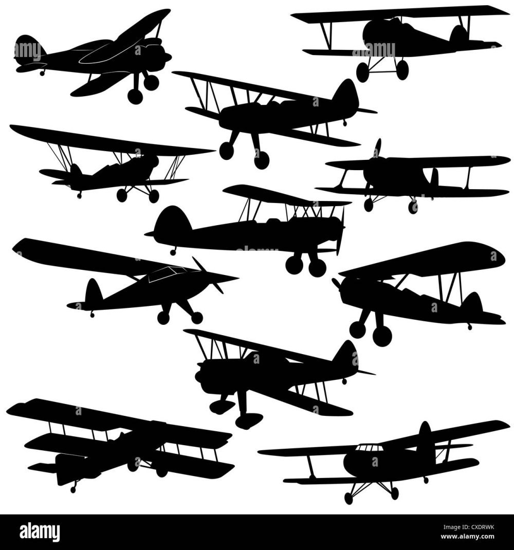 Самолет силуэт военный вторая мировая