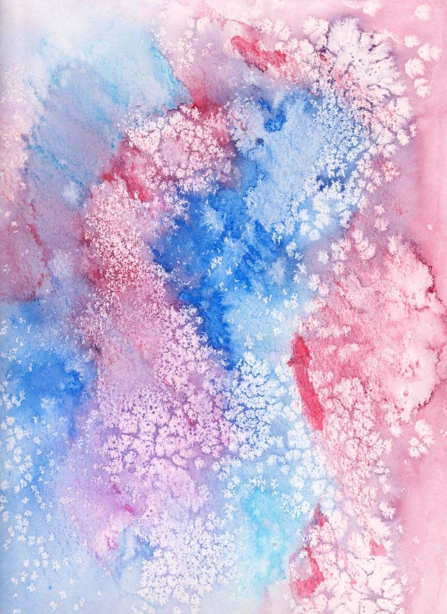 Розовый акварельный фон