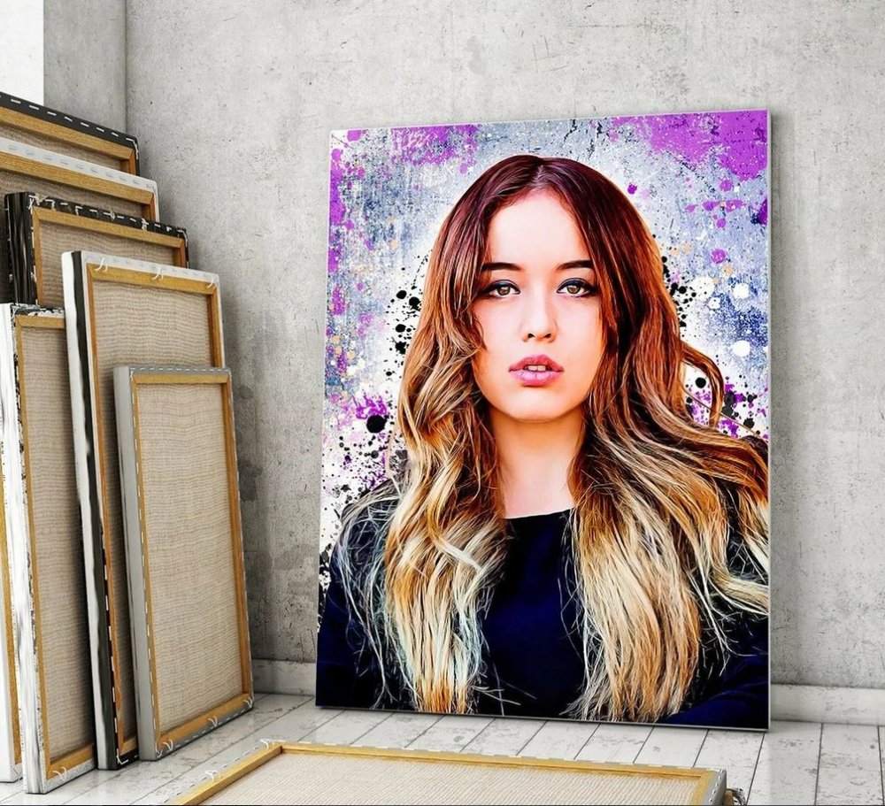 Серый акварельный фон