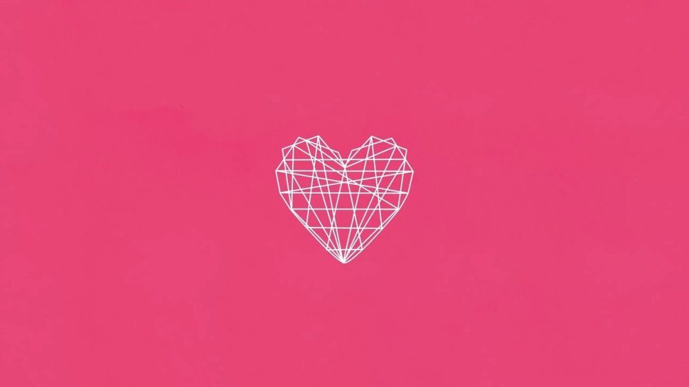 Розовые обои Минимализм