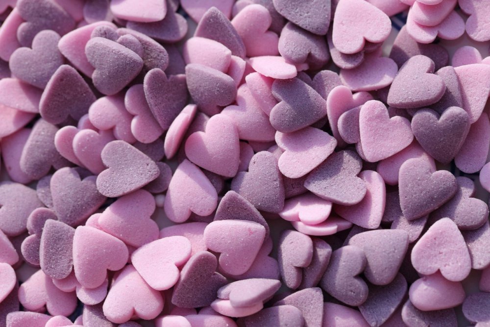 Сахарные сердечки