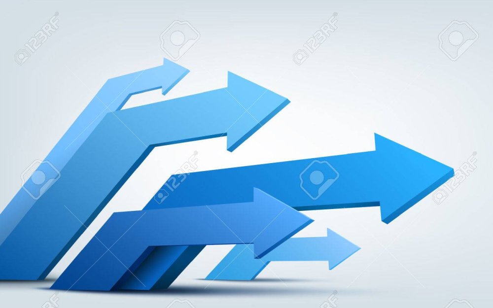 Три стрелки вектор