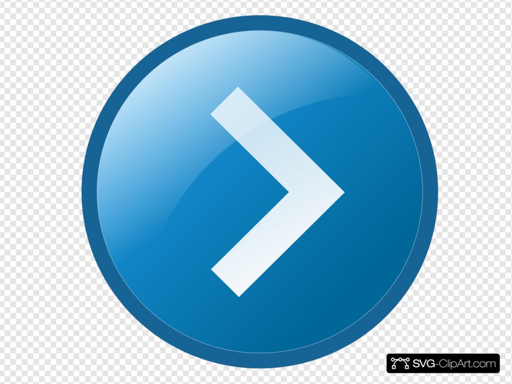 Круглая кнопка со стрелкой