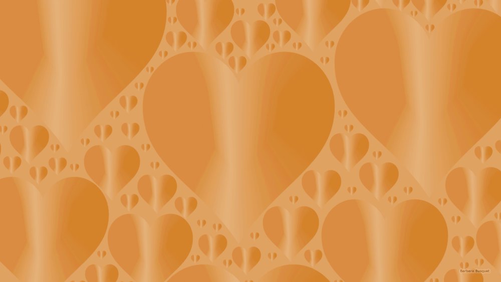 Бежевое сердечко