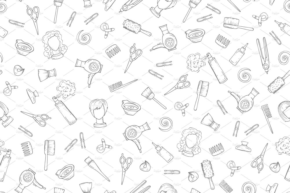 Паттерн для парикмахерской