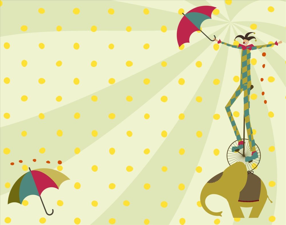 Фон для презентации цирк