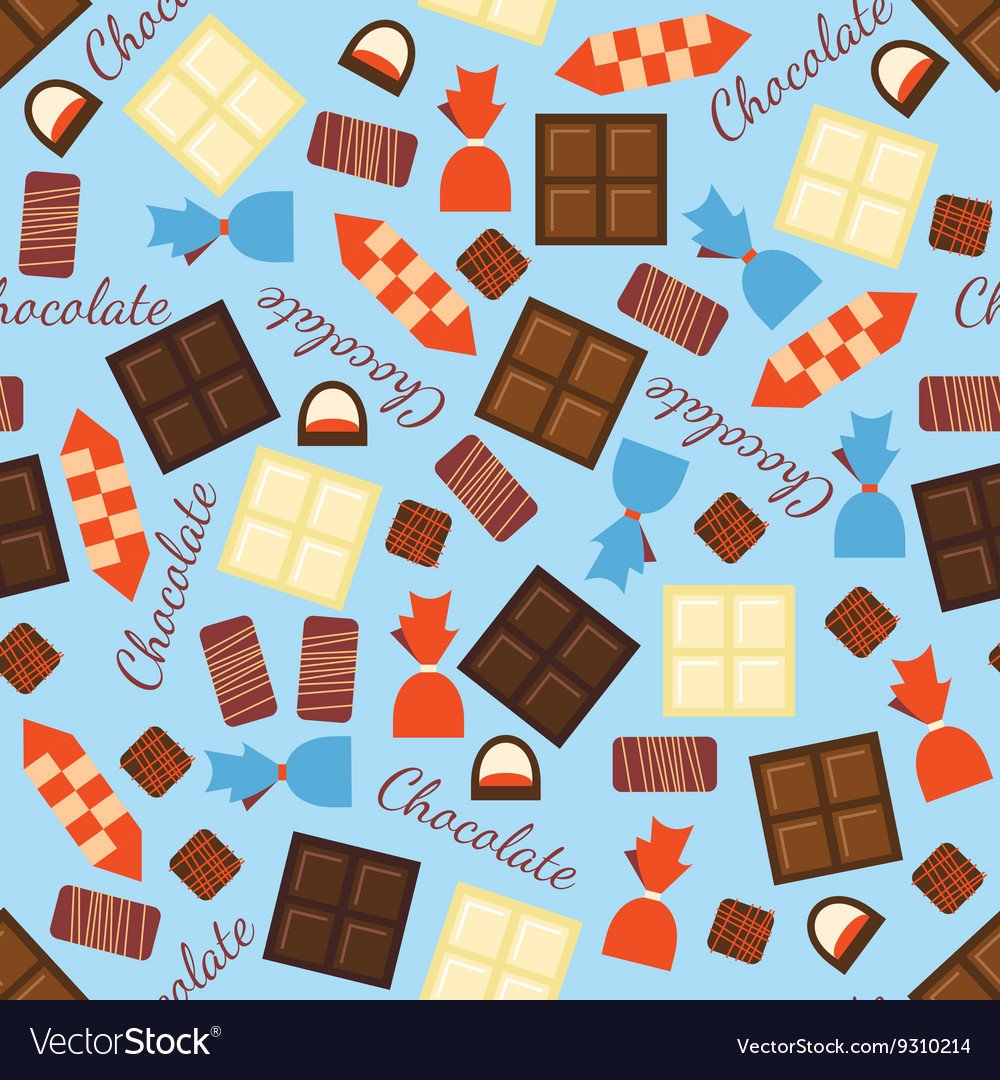 Шоколадная плитка паттерн