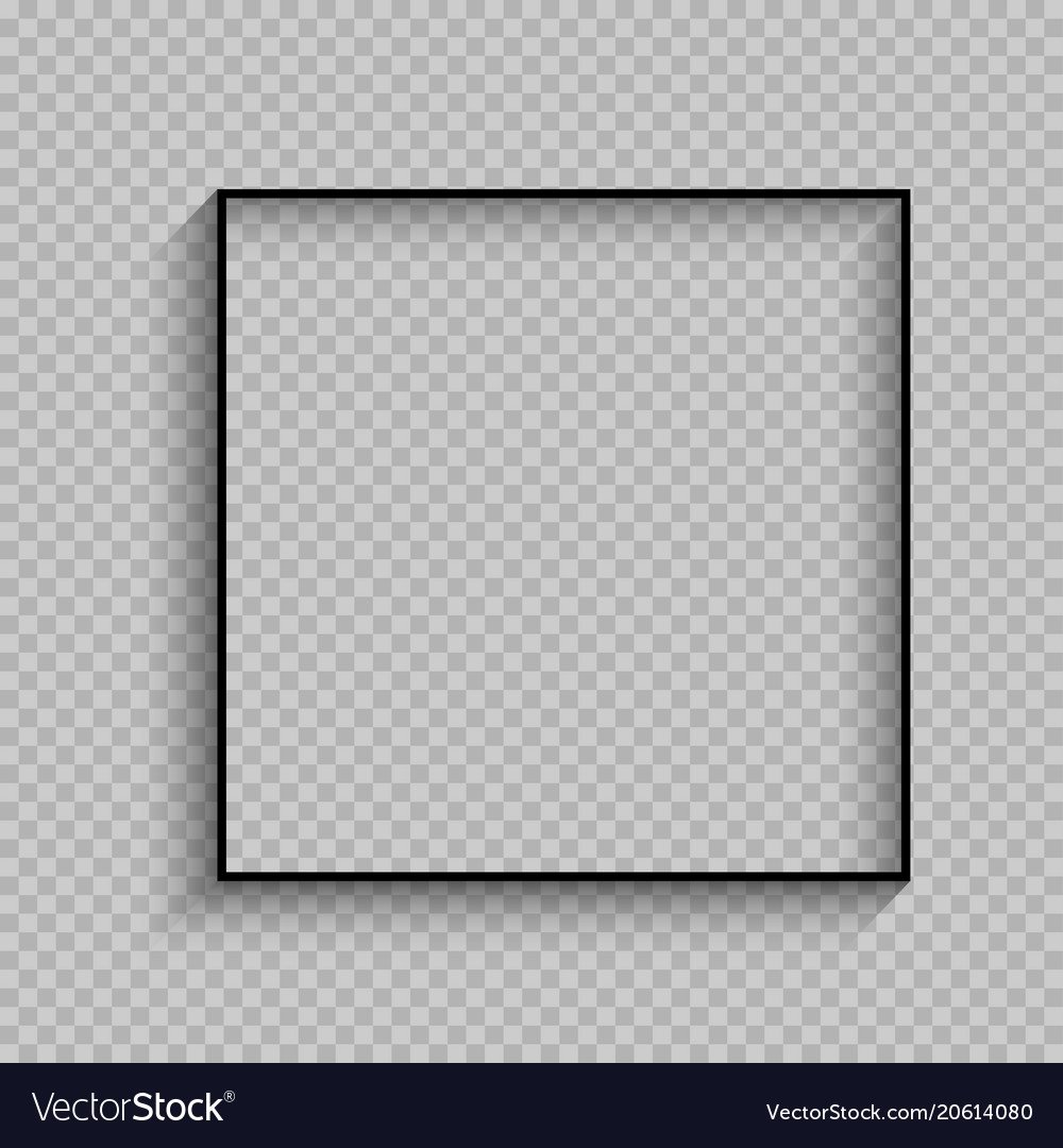 Черная рамка квадрат