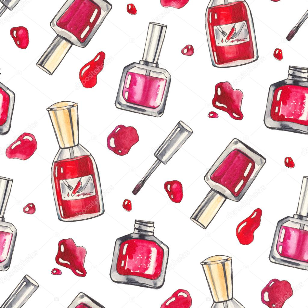 Флакончик лака для ногтей вектор