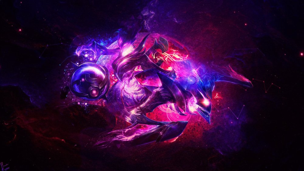 ЛОЛ Орианна тёмная звезда