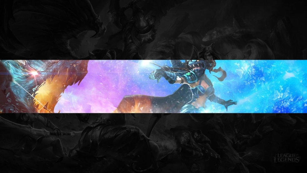 Шапка ютуба ЛОЛ