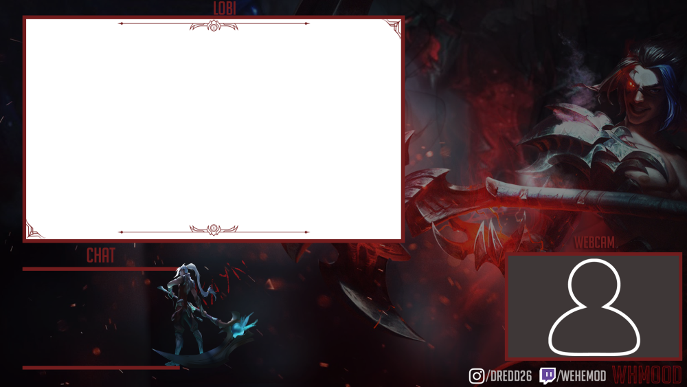 Рамки для стрима обс лига легенд