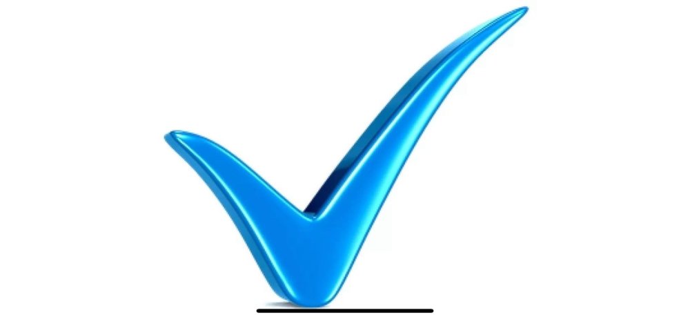 Зуб с галочкой