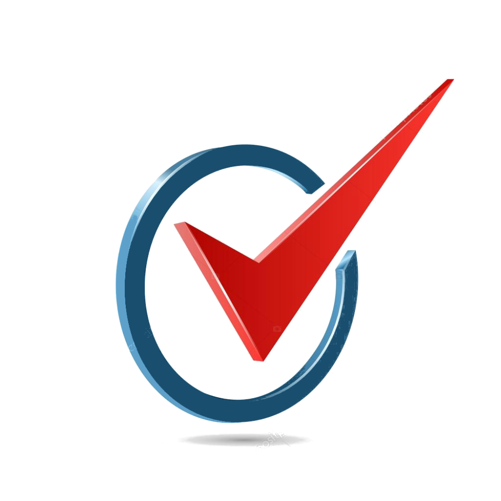 Красная галочка в круге