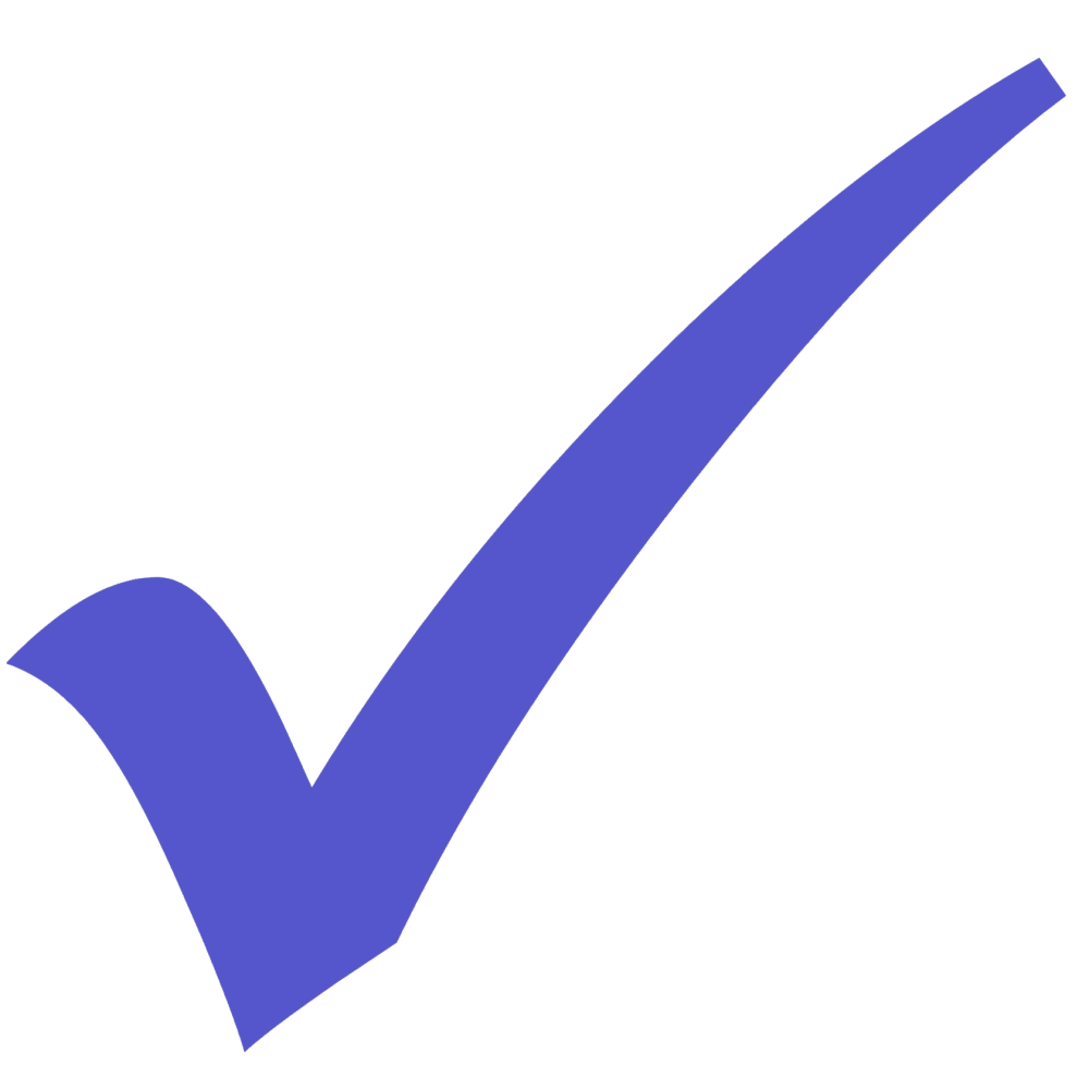 Галочка в синем кружочке