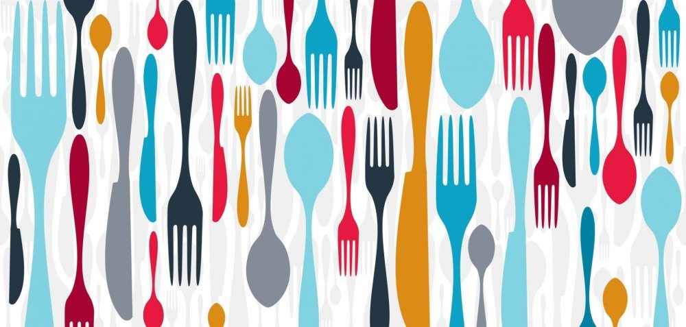 Паттерн столовые приборы