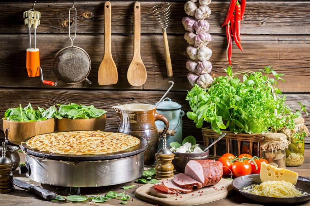 Блюда в деревенском стиле