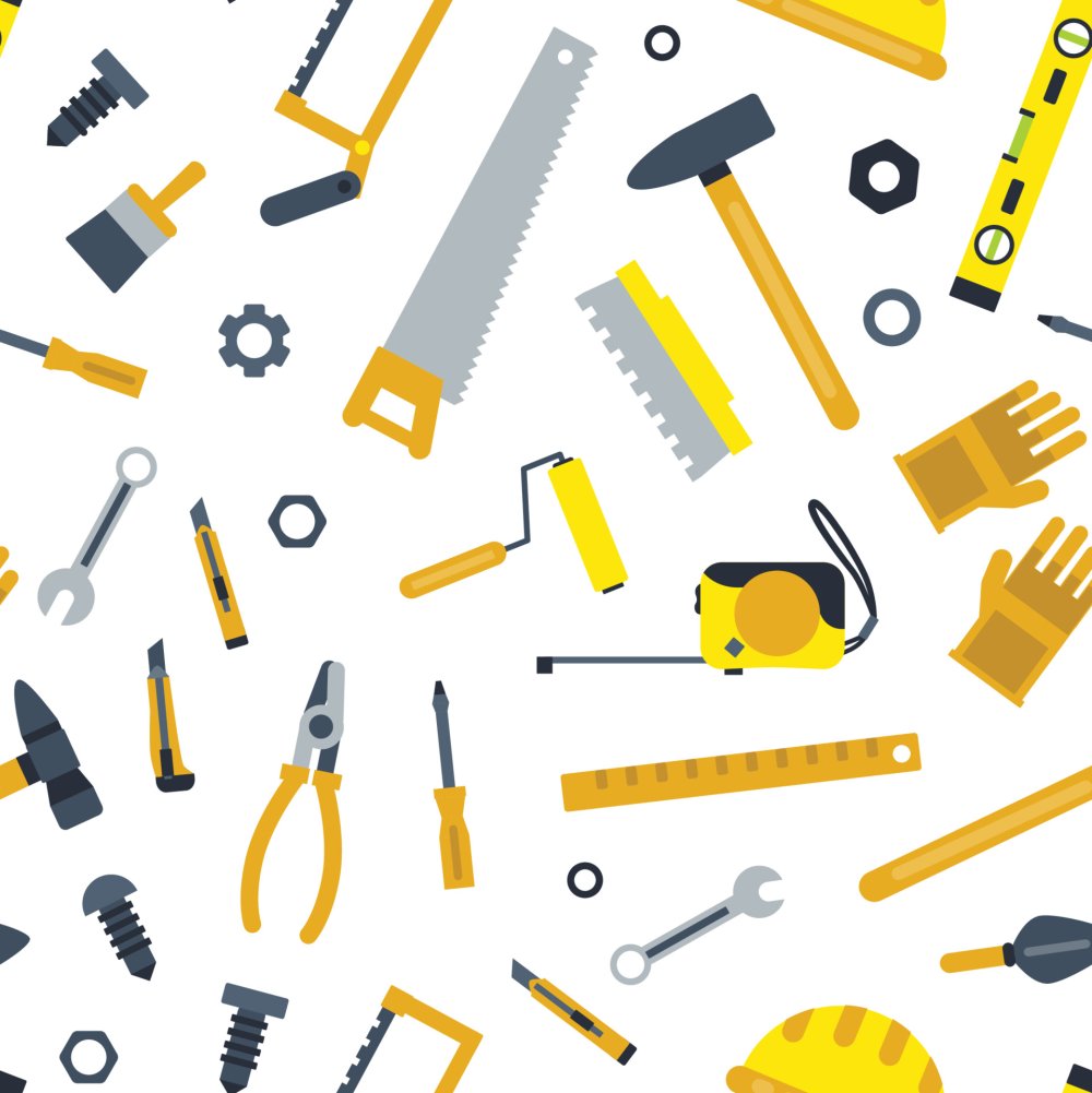 Строительные инструменты вектор