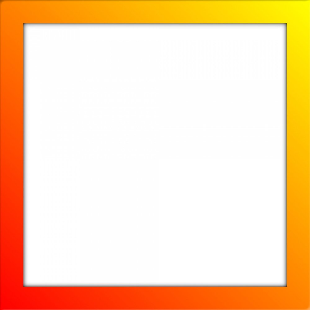 Оранжевая рамка