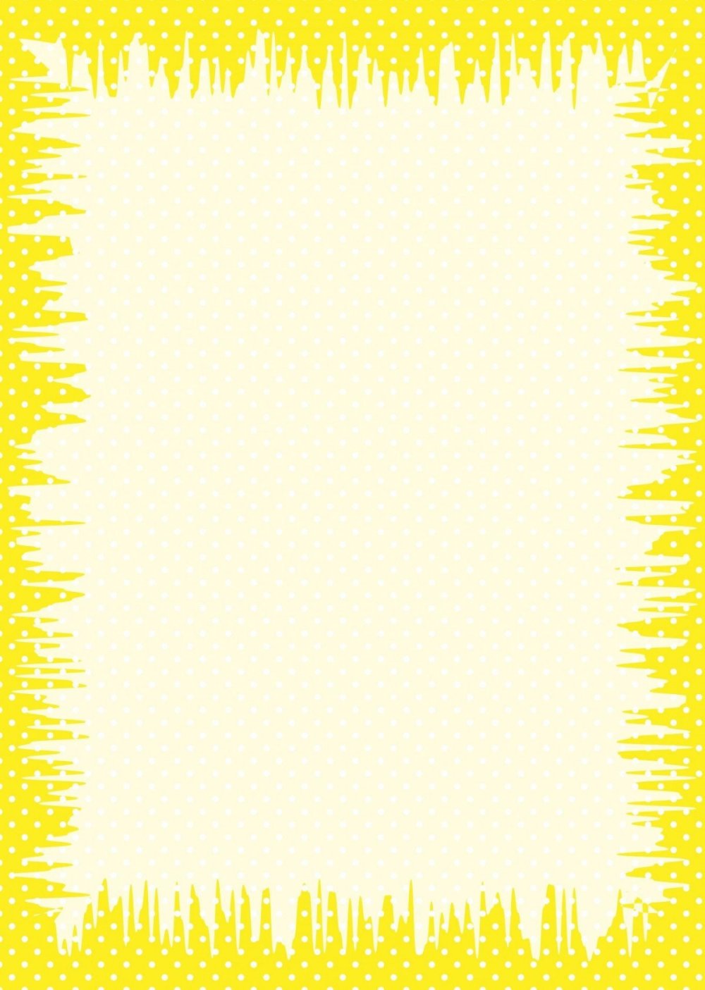 Желтая рамка на прозрачном фоне