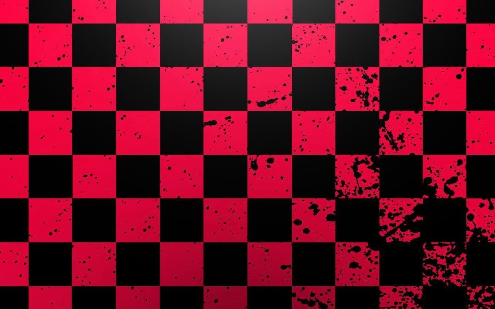 Красно черная клетка