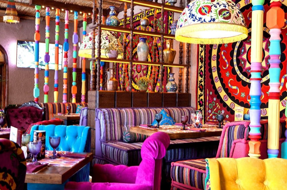 Dizayn Kafe узбекской кухни