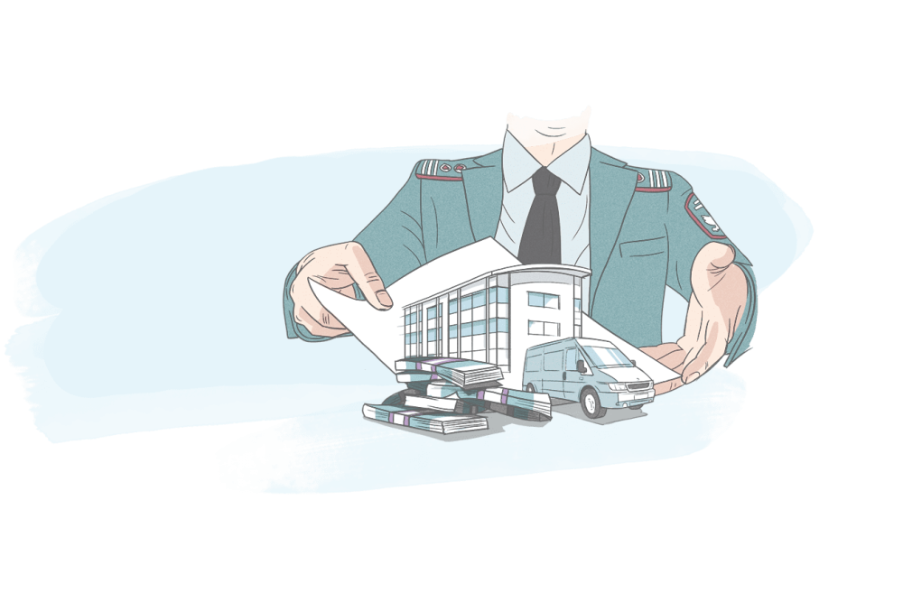 Таможня иллюстрация