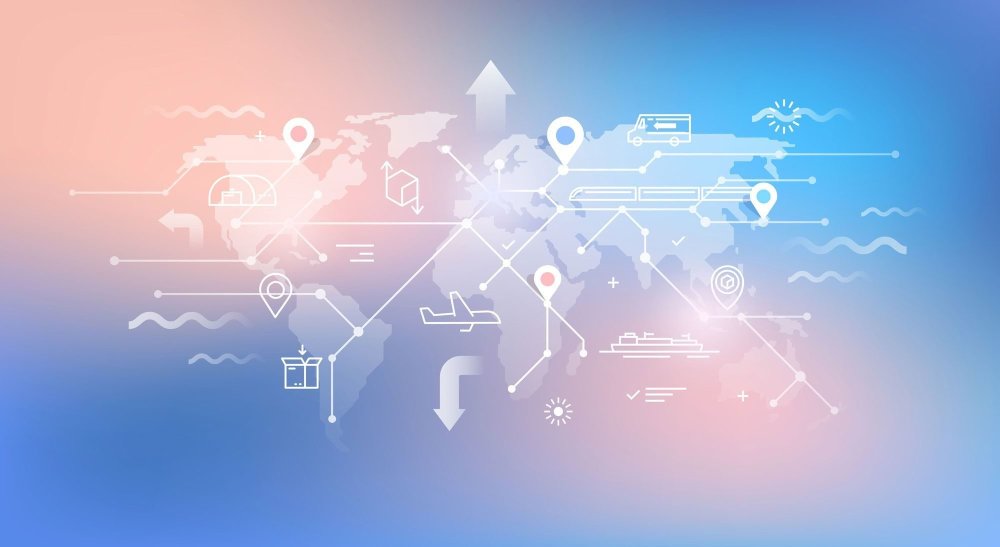 Фон для презентации по логистике