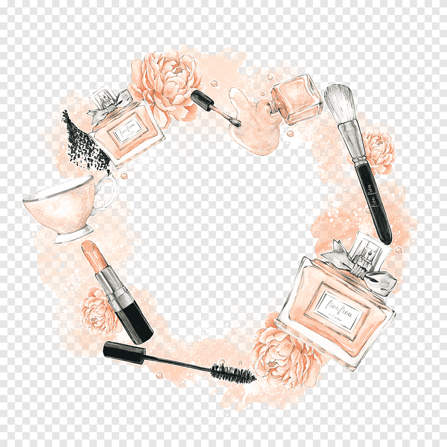 Рамка из косметики