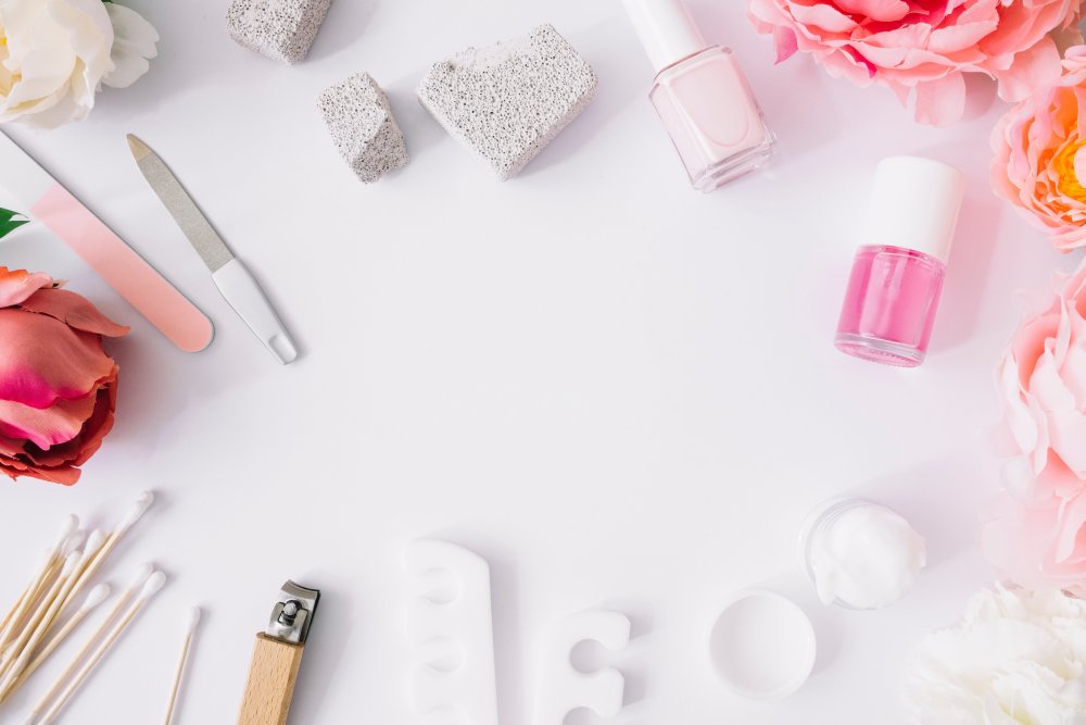 Фон для визитки маникюр