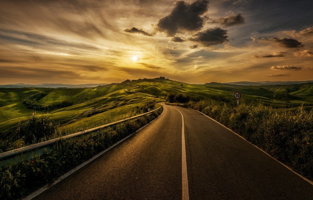 Фотообои дорога