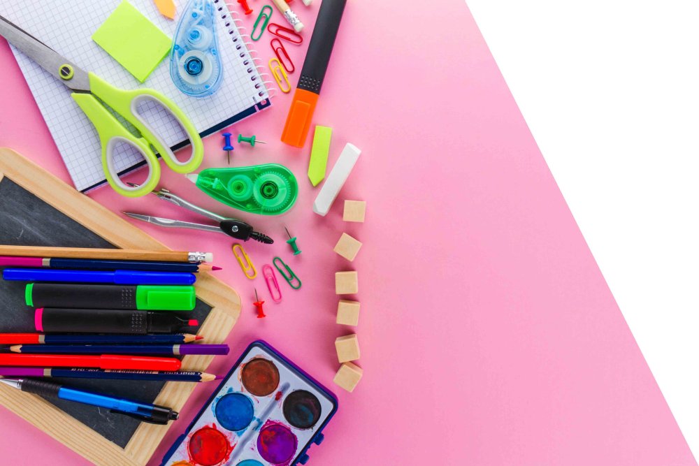 Коллаж школьные принадлежности