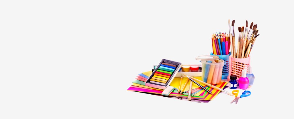 Фон для рекламы канцтоваров