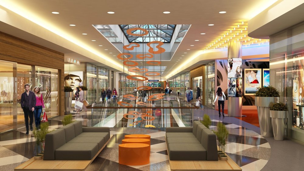 Торговый центр интерьер