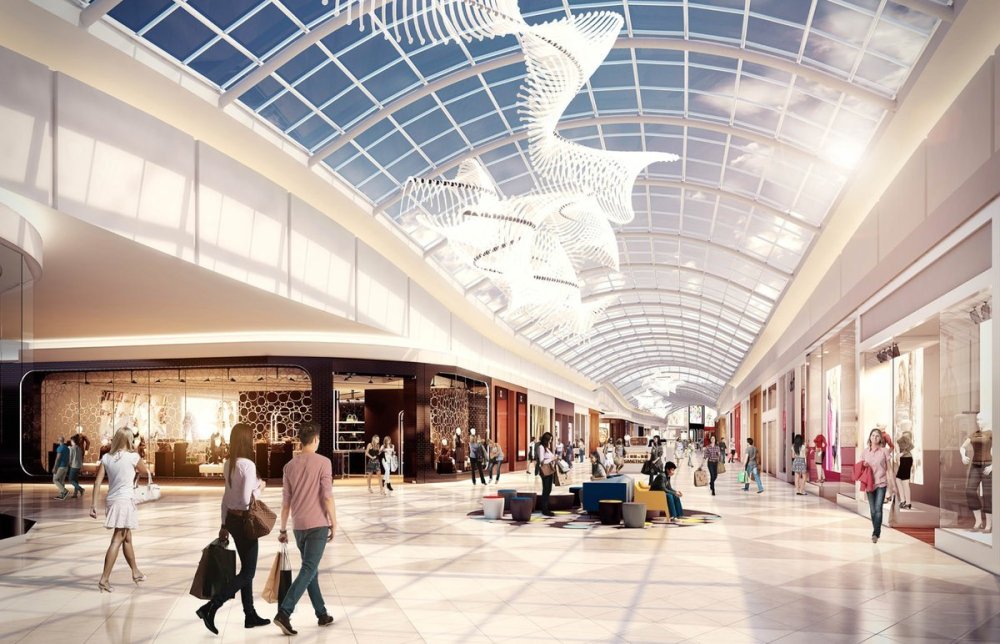 Торговый центр вид изнутри