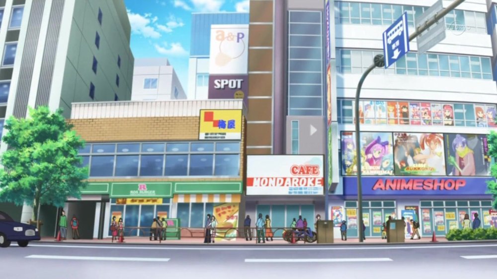 Торговый центр из аниме