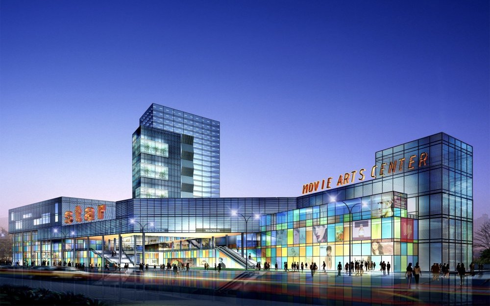 Торговый центр вид снаружи