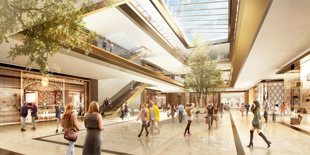 Торговый центр внутри