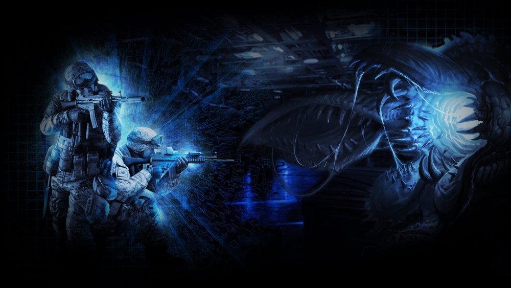 Синий фон профиля стим