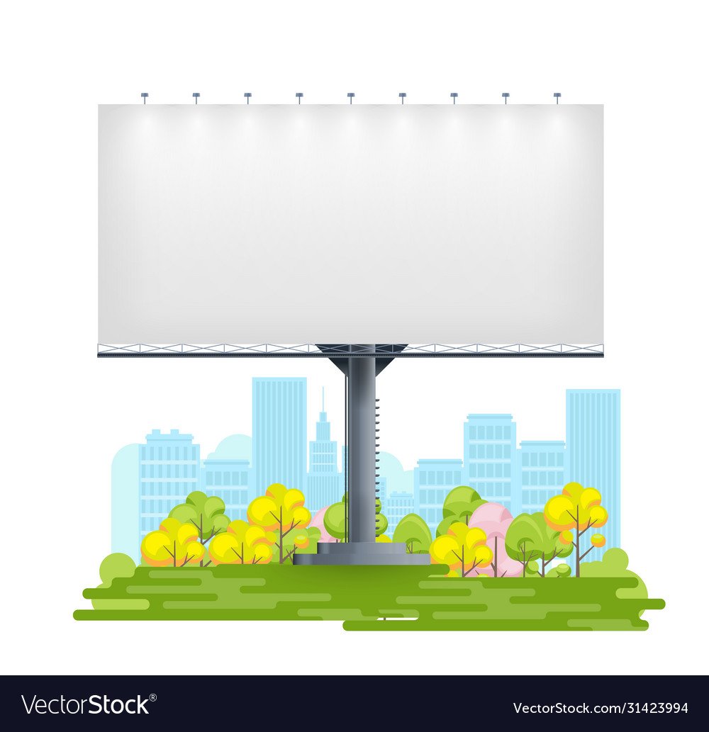 Рекламные щиты иллюстрация