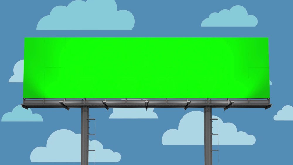 Рекламные щиты иллюстрация