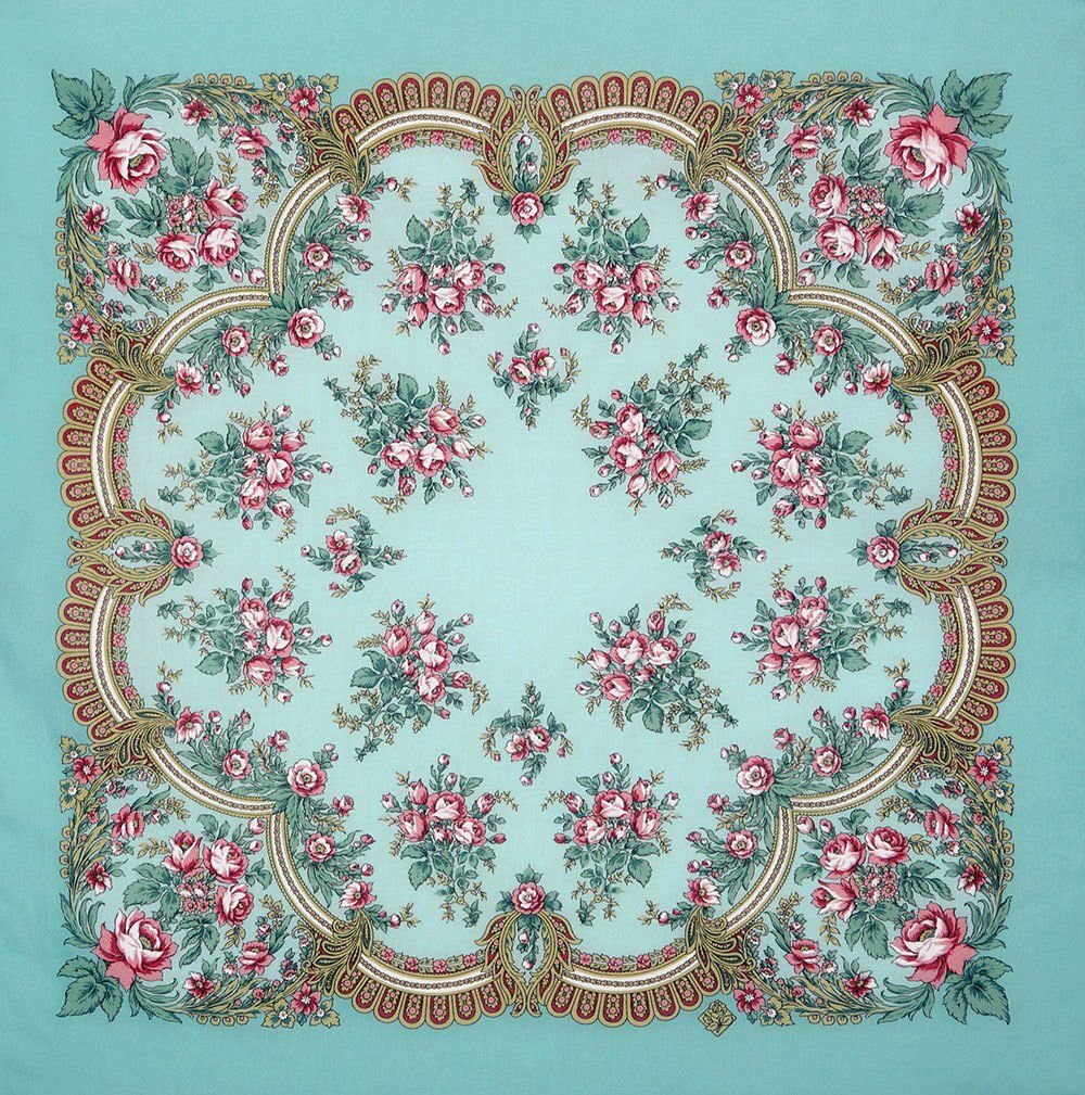 Павловопосадские платки хлопковые Батист 65*65