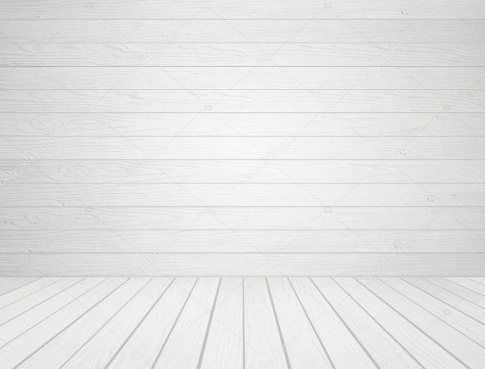 Белый деревянный фон в перспективн