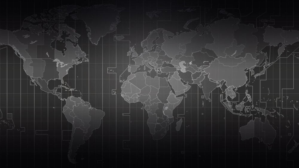 Обои карта мира