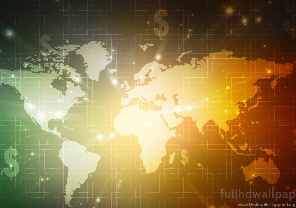 Фон для рабочего стола карта мира