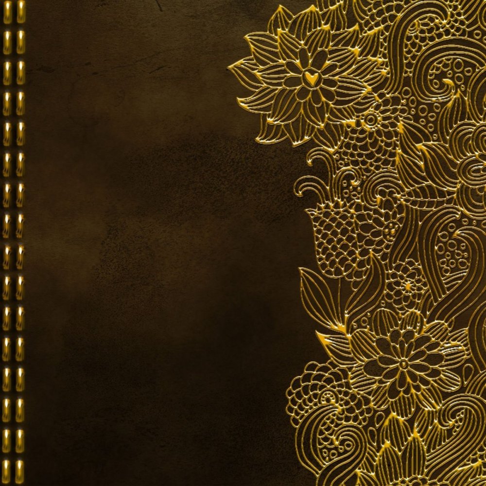 Фон черный с золотом
