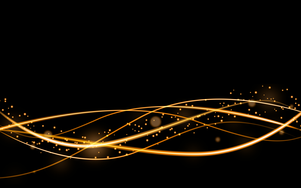 Золото на черном фоне