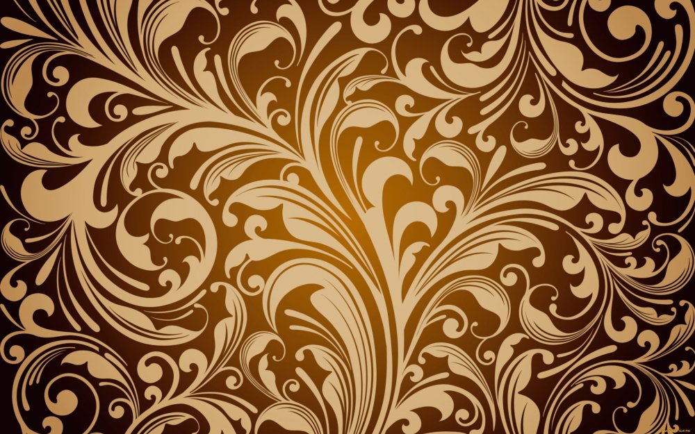 Коричневый узор