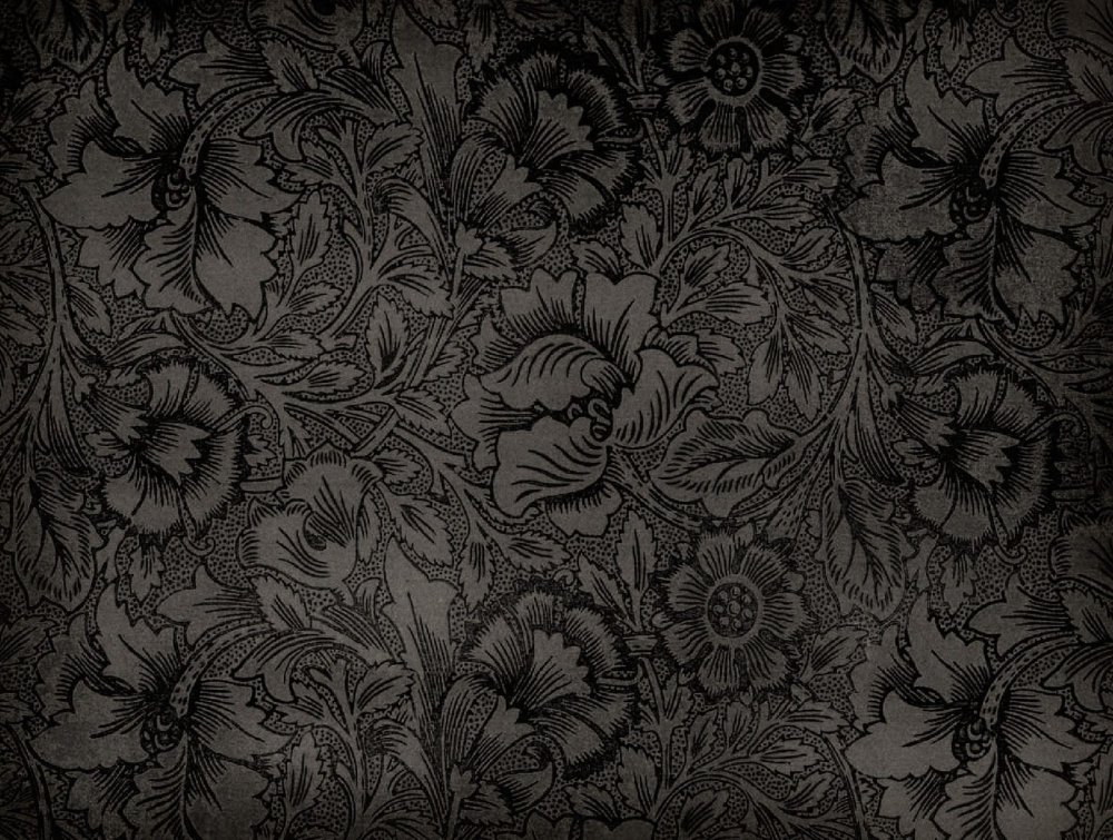 Обои тканевые черные